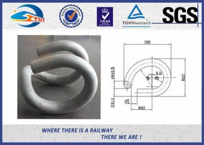 Plain ISO Railroad Elastic Clip South America 13MM Deenik Clip 60Si2CrA
