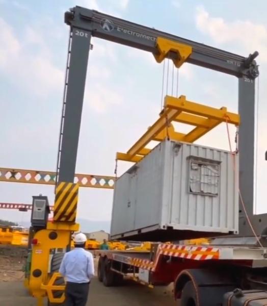 Shipyard 10t Mobile Gantry Crane With Quick Installation And Commissioning