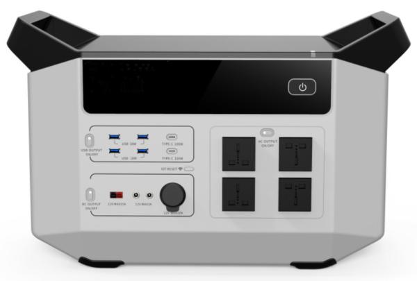 2400W  Solar Energy Generator Portable Power Station Supply For Outdoor Camping