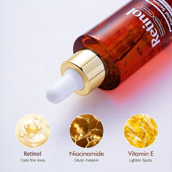 Skin Care Wrinkle Repair Serum For Dry Skin Rough Vitamin E Firming Essence Retinol Serum