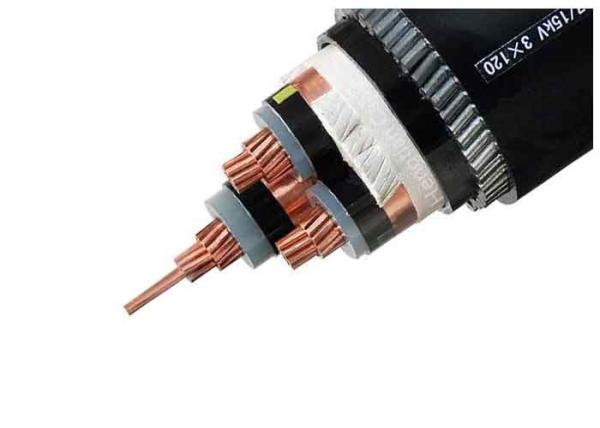 Armoured Electrical Cable Power Plant Three Phase XLPE Insulation Steel Wire 3x300mm2