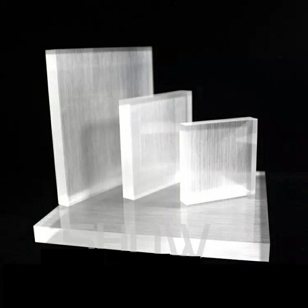 Lujo acabado cepillado joyería acrílica pantalla soporte para collares pendientes pulseras