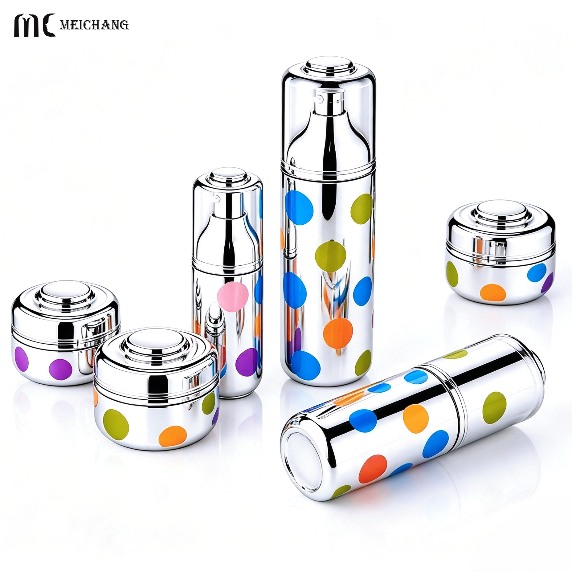 Refillable Glass Skincare Packaging Set with Freshness-Sealing Design for Sustainable Beauty Brands