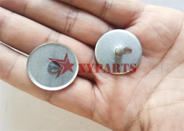 Galvanized Steel 3/4 '' Cup Head Weld Pins For Heat Insulation Rock Wool