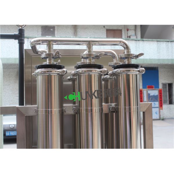 1500 liter Brackish Water Treatment System Plant / Salt Desalination Ro Machine With FRP Tank&UV