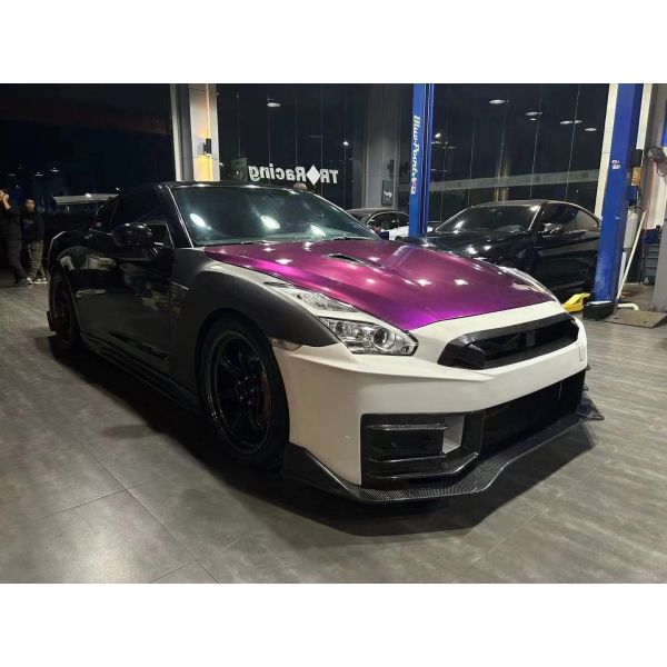 2024 nissan gtr body kit replacement nismo style spoiler car front rear hood