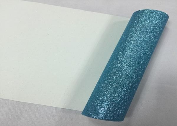 Glitter Fabric Ocean Blue Sparkle Wallpaper For Wallpaper Wall Covering