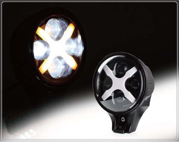 2018 New 6inch 60W Jeep headlight LED driving headlight DV 12V 24V waterproof IP68 with DRL
