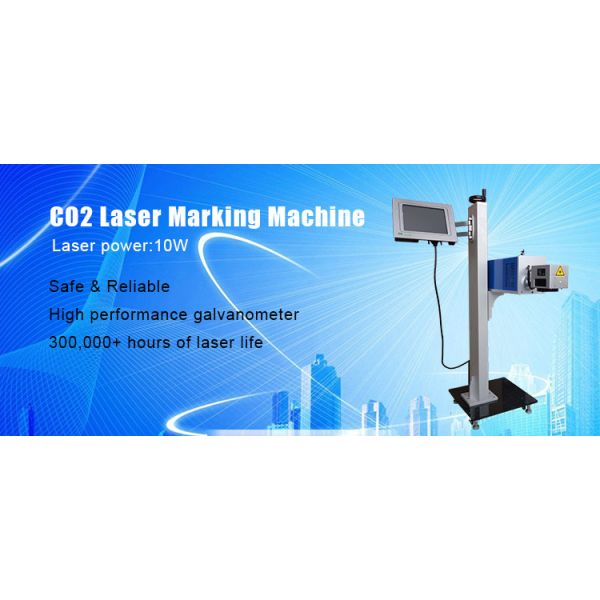 1mm Co2 Laser Printing Machine , 10w Laser Marking Machine SGS Certification