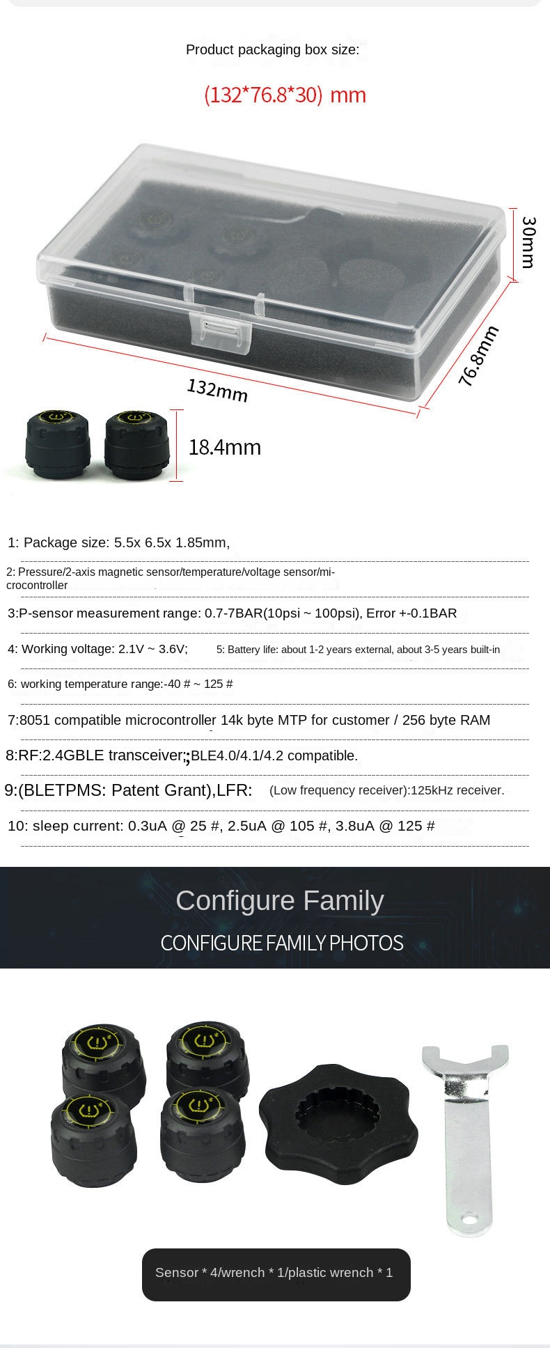 New Condition JINYUNSHENG OE 2.5 External Mobile Phone Wireless for Version Two-Wheel Motorcycle Car Smart Tire Pressure