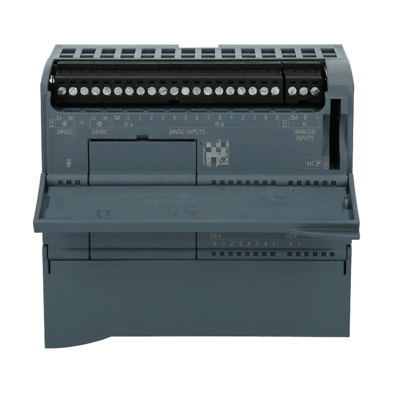 6ES7214-1AG40-0XB0 S7-1200 PLC CPU  14 Digital Inputs (24V DC), 10 Digital Outputs (24V DC), and 2 Analog Inputs (0–10V DC)
