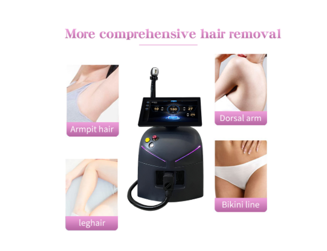 Laser 3 Wavelength Diode Laser Hair Removal Machine 755 808 1064nm 1200W