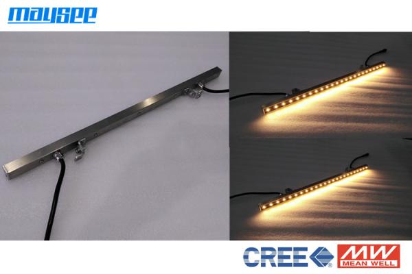 Outdoor 6500K RGB Linear LED Wall Washer Stainless Steel 316 Profile