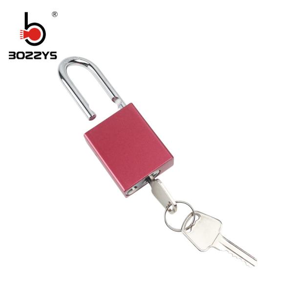 Bozzys  38mm Shackle Length Steel Shackle Aluminium Safety Padlock