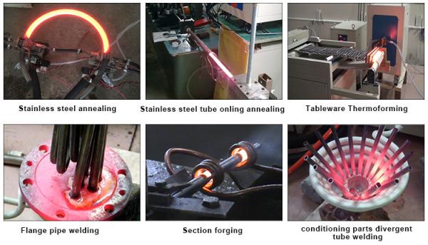High Frequency Induction Heating Equipment 70KW 30-80KHZ Forging / Fitting