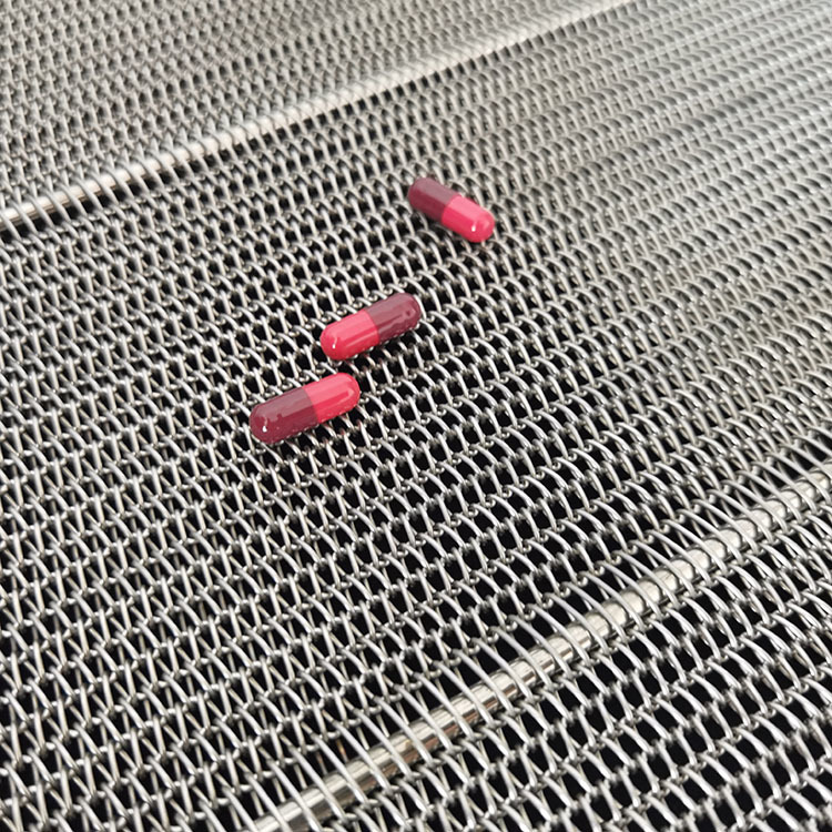 Custom Length Stainless Steel Wire Mesh Conveyor Belt Customizable Size 304 High Temperature
