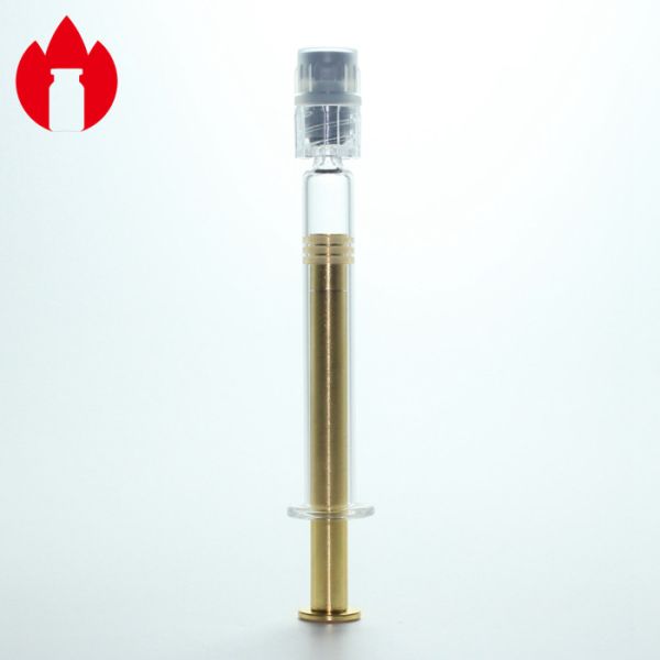 1ml 2.25ml 3ml 5ml Glass Prefilled Syringes Clear Color For Pharmaceutical or Cosmetic