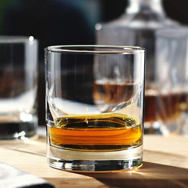 Rich Shape Couple Cup Vodka Glass Custom Logo Decal Printing Glass Gift