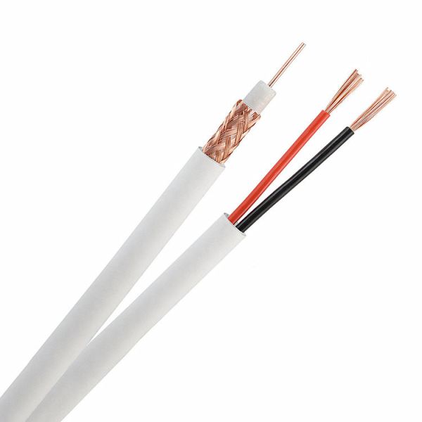 RG59 2C Power 75OHM Siamese Coaxial Cable For CCTV Camera