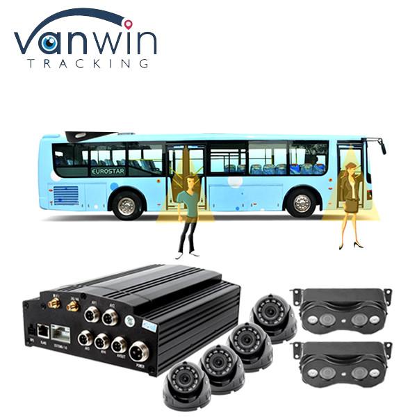 8CH 1080P Compteur de passagers MDVR avec 2 personnes Compteur pour 2 portes Bus système de comptage de passagers de bus haute précision
