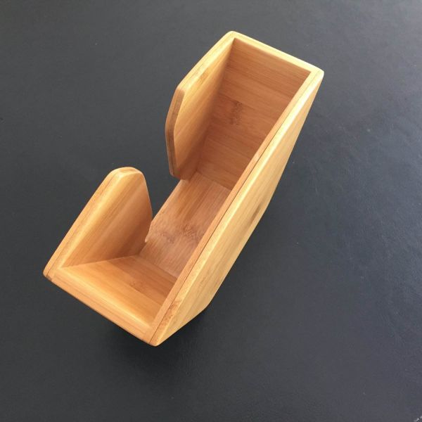 Эко-дружественный бамбуковый салфетки держатели ручной бумажной полотенце распределитель