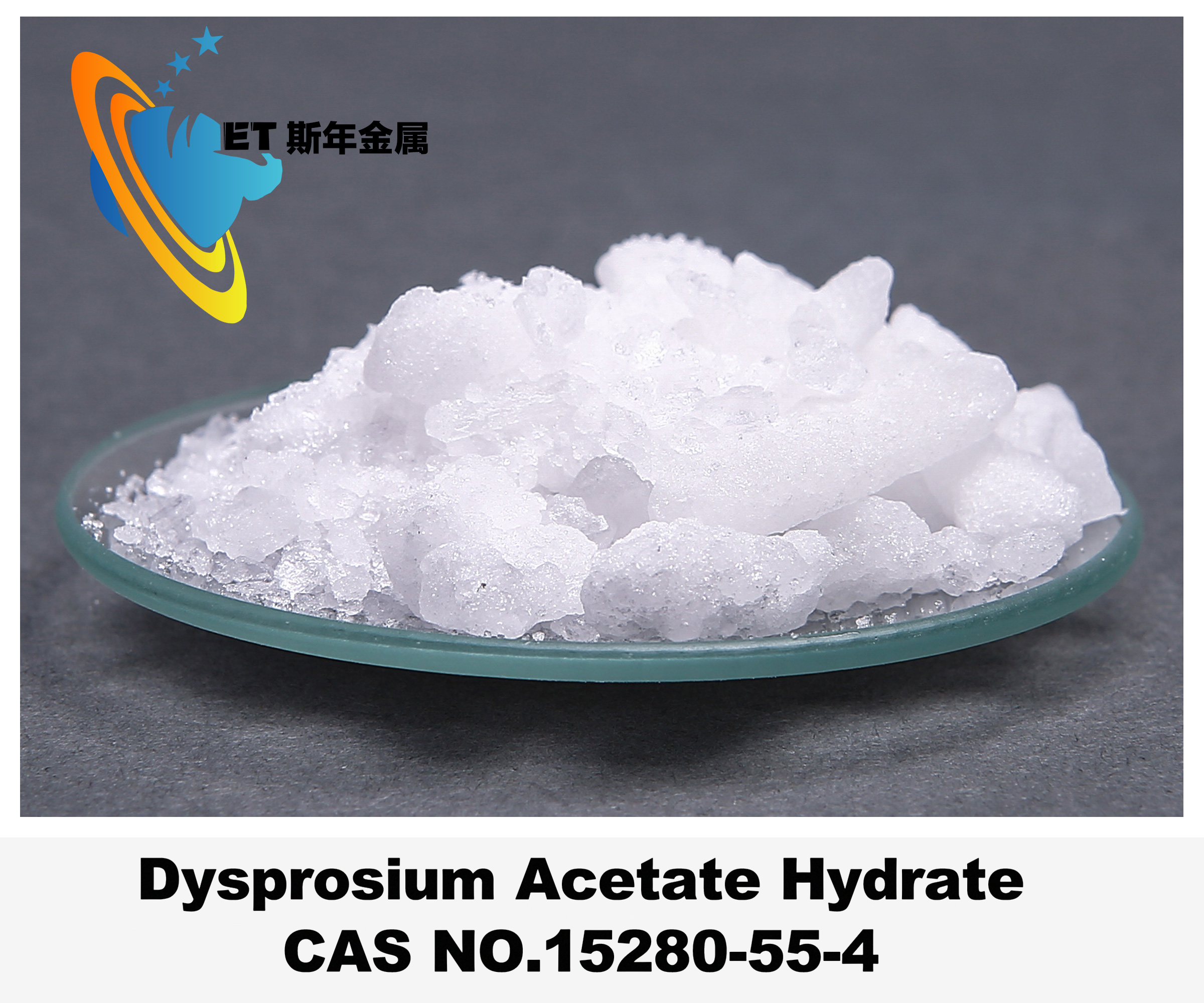 Reaction Catalyst Dysprosium Acetate Hydrate 99.9%-99.999% White Powder