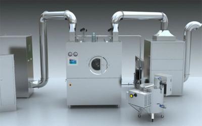 Indústria alimentar Sugar Coater, máquina de revestimento do filme da eficiência elevada