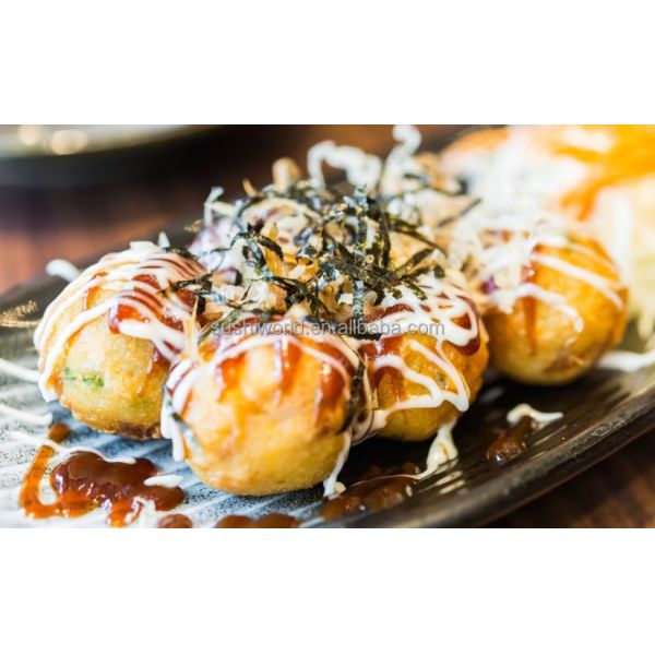 Wholesale Japanese  Halal   Takoyaki  Frozen   Octopus Ball   Takoyaki  Octopus