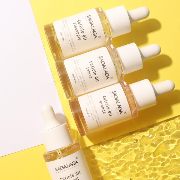 Private Label Organic Jojoba Scented Cuticle Oil 20Ml Natural Revitalizing Mango Nail Oil for Nourishing and Moisturizing