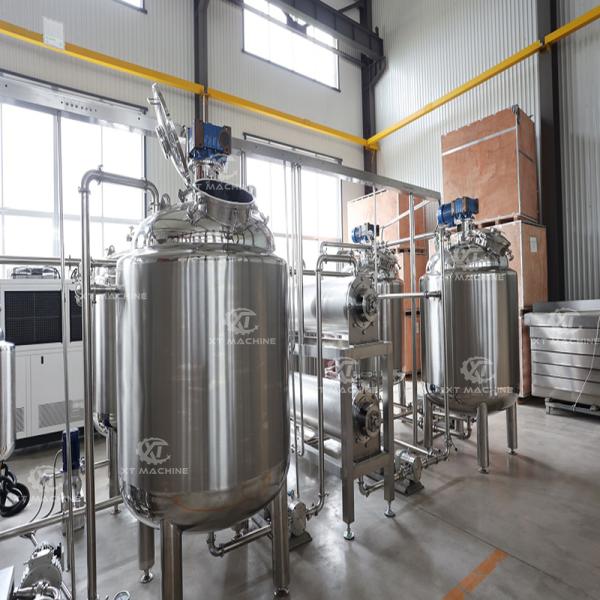 Industrial Emulsifying Mixing tank Peanut Butter Blending/De-gassing Tank