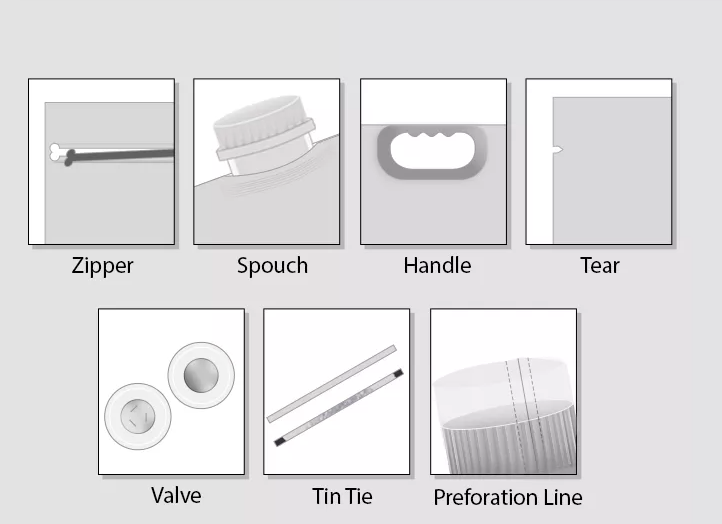 Vacuum Rice Packaging Bag 2.5kg UV Custom Printing Side Gusset Bag