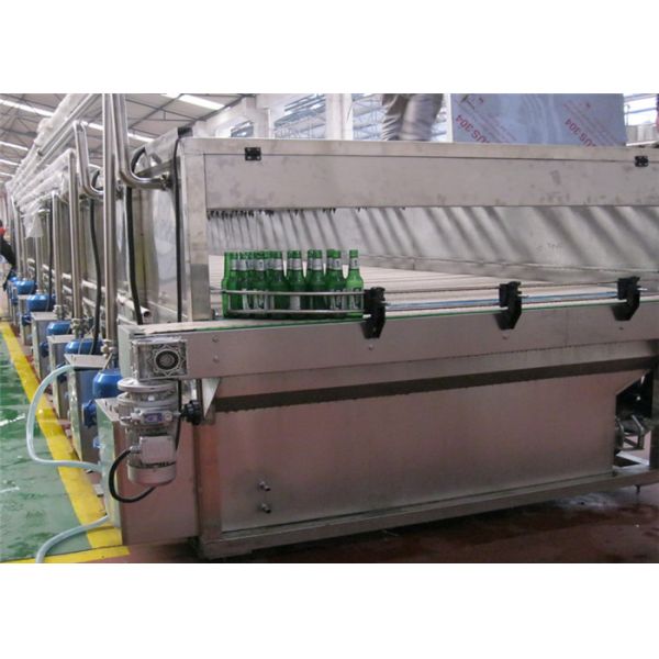 Small Spraying Type Tunnel Pasteurization Equipment , Small Scale Pasteurizer