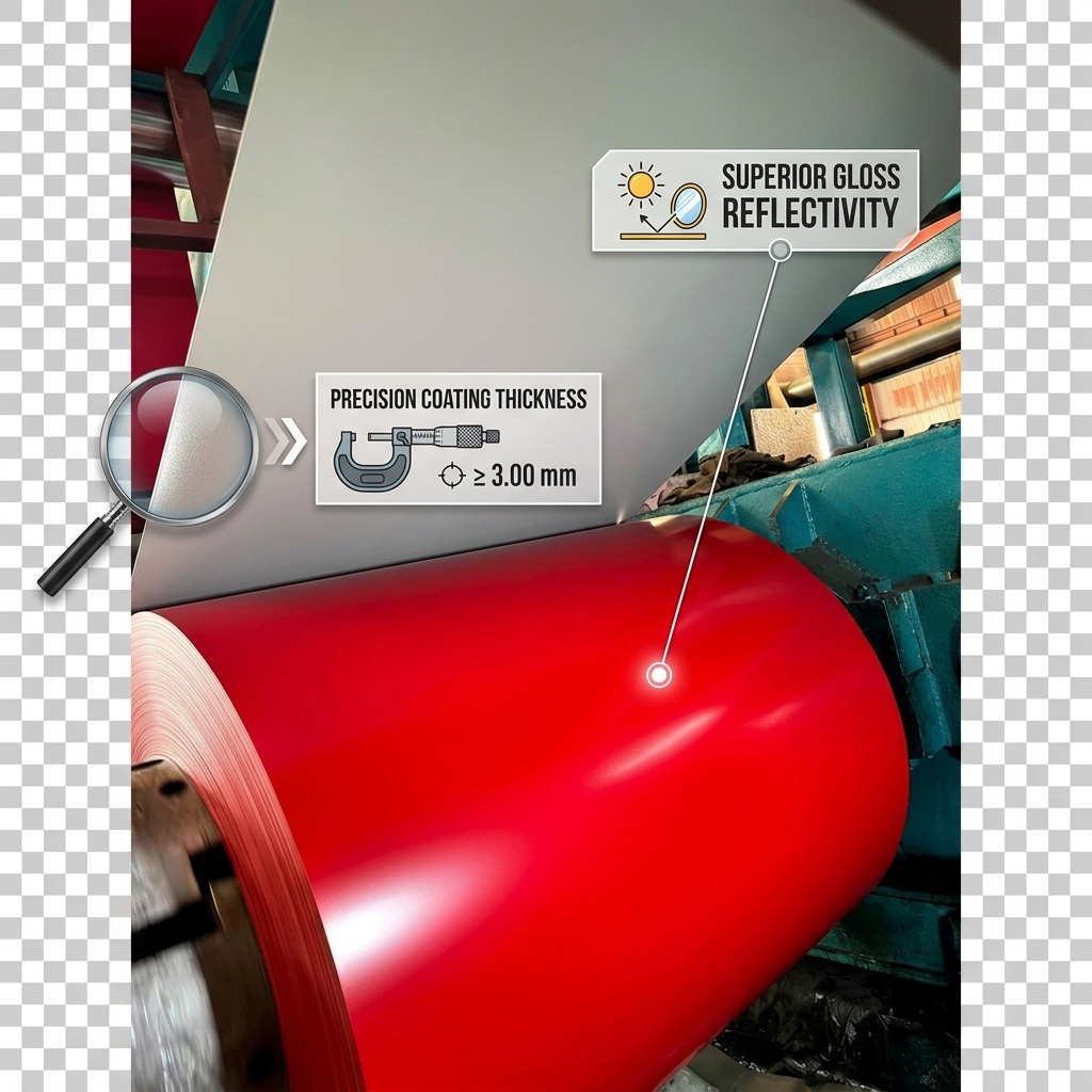 HDP High Durability Coated Aluminum Coil Extreme Climate Performance for Russian Markets