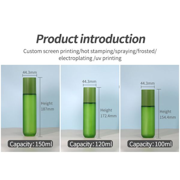 Bouteille de pulvérisation de brouillard en plastique PET cosmétique personnalisée Bouteilles cosmétiques pour les soins de la peau