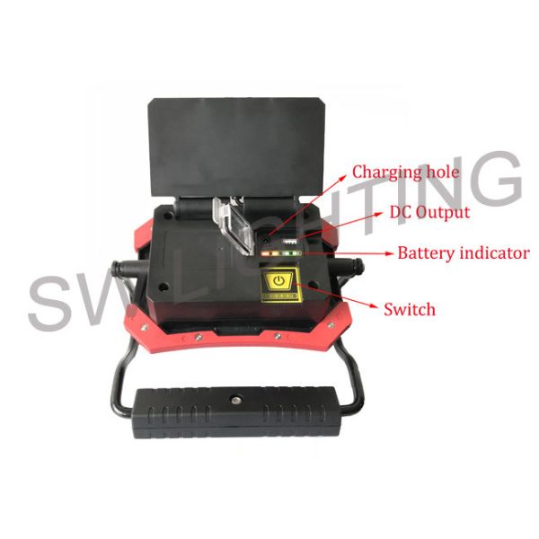 На открытом воздухе свет работы СИД солнечный, красный ДК поручая солнечный перезаряжаемые свет