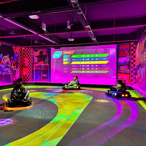 Limitless Racing Canvas: Interactive AR Go-Kart Game for Clubs & Family Centers