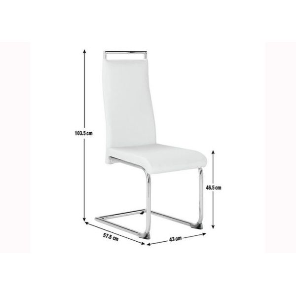 Restaurant 60KGS 57.5cm Luxury Upholstered Dining Chairs