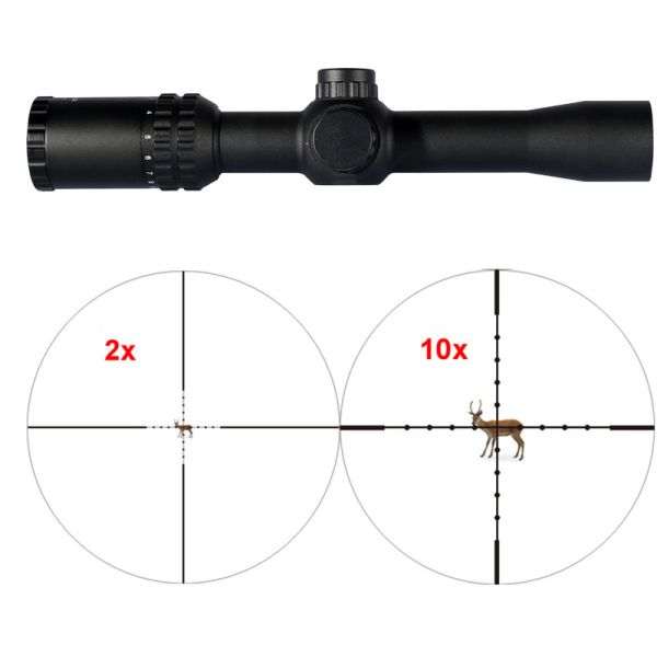 Spotting 10x32mm 610g Military Night Vision Scope First Focal Plane