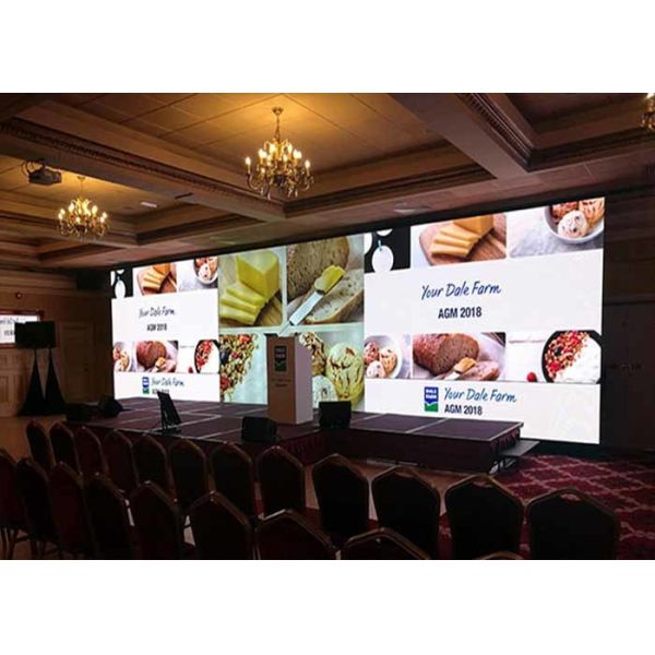 P3.91 Fine Pitch Stage Rental LED Screen , Wide Viewing Angle Good Heat Effect