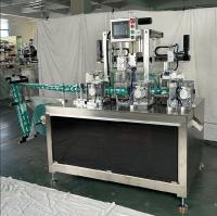 220V 50HZ 3KW baja tensión Servo Control guantes de PE Máquina de embalaje plegable automática sello de 4 lados