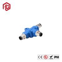 Conector conduzido da exposição do adaptador 2pin do metal de Bett M12 terminal impermeável elétrico