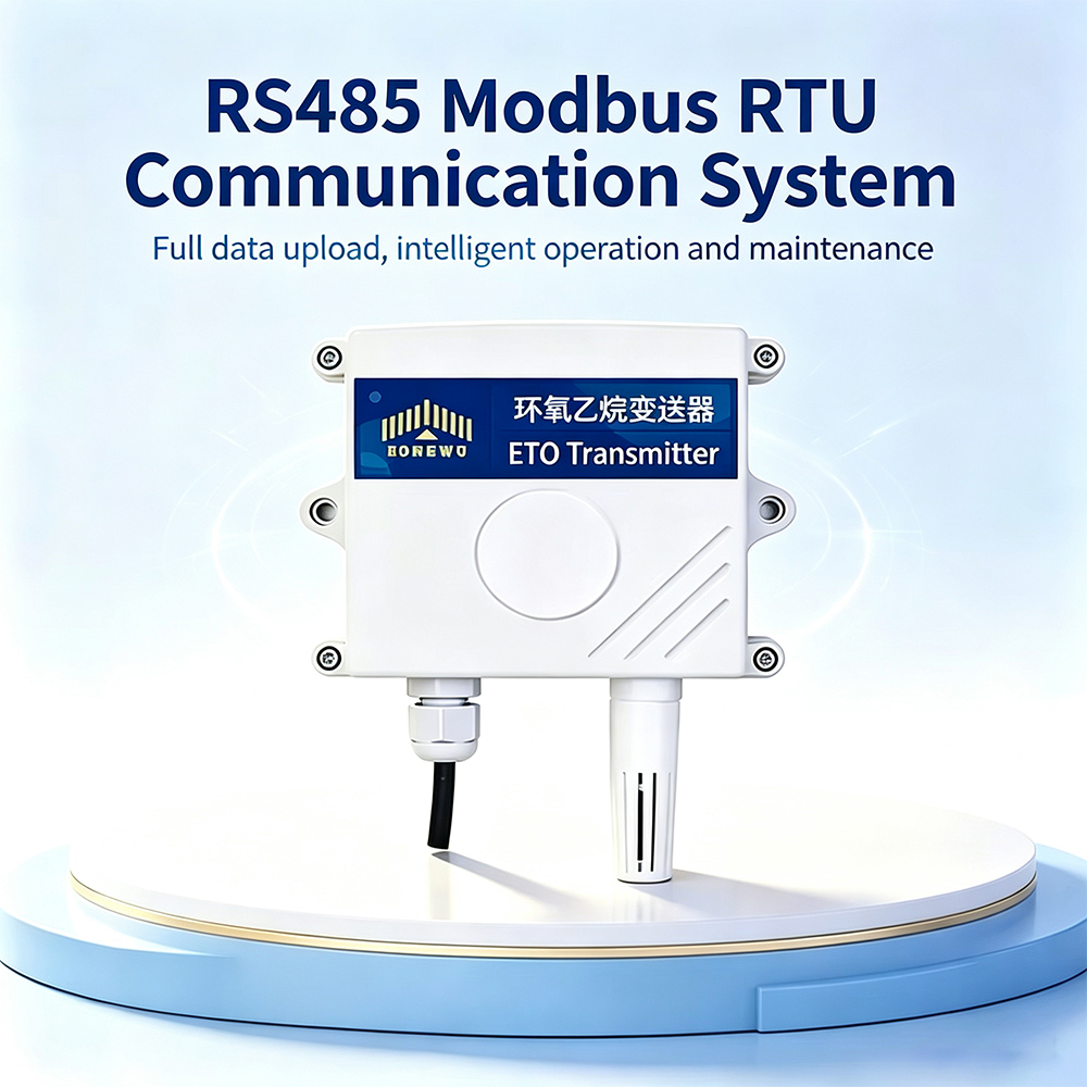 Industrial ETO Sensor 0-100ppm Three Electrode Electrochemical Gas Sensor 0.1ppm Resolution