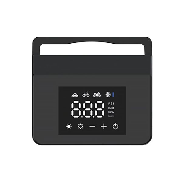 6 In 1 Wireless Portable Car Power Bank Jump Starter With Tire Inflator Blower LED Digital Display
