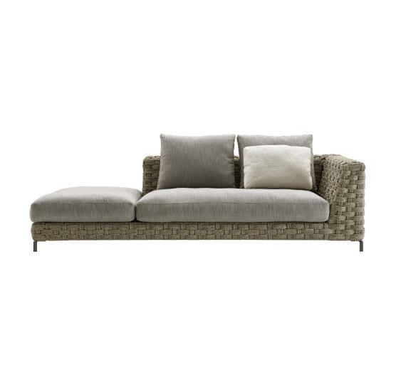 Leisure Aluminium PE Rattan Outdoor Garden Backyard Sofa sets wicker Patio sofa furniture