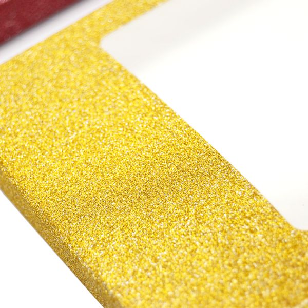 Cajas de venta al por menor de estand personalizado vacío reciclable de brillo con tapa transparente