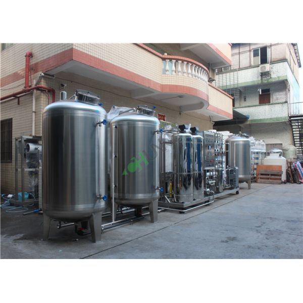 Desalination RO Plants Pure Water Treatment Machine For Brackish Water / Seawater