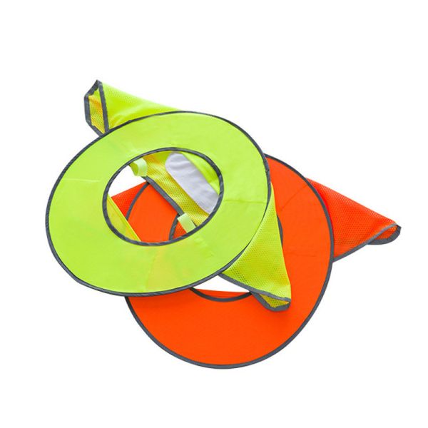 100% полиэстер твердые шляпы аксессуары солнечный оттенок оранжевый полный край