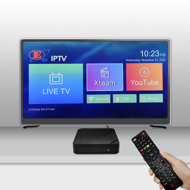 Доступный HEVC UDP HLS M3U Linux IPTV Box с высоким разрешением и простой настройкой