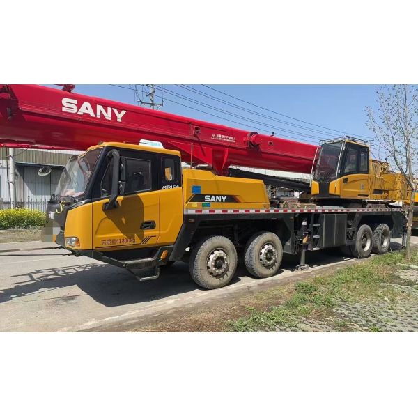 Grue sur camion Sany 50T STC500C5-8, grue de levage lourde, grue d'occasion 2023