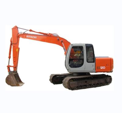 Pre Owned Hitachi EX120-5 Excavator 20T 1M Bucket 90 kW Power 4300 Working Hours Red Color 90% New Undercarriage